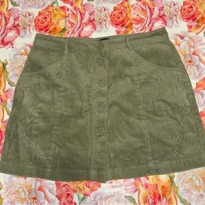 Forever 21 Green Skirt